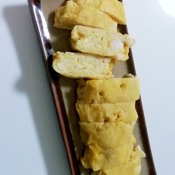 素朴 長芋とおだしを入れてたまご焼き